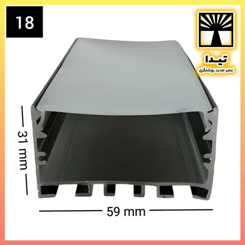 لاین نوری چراغ خطی کد 18