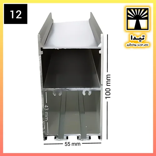 لاین نوری چراغ خطی کد 12