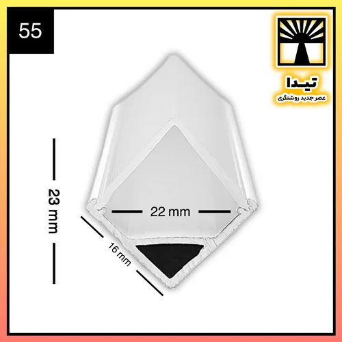 لاین نوری چراغ خطی کد 55